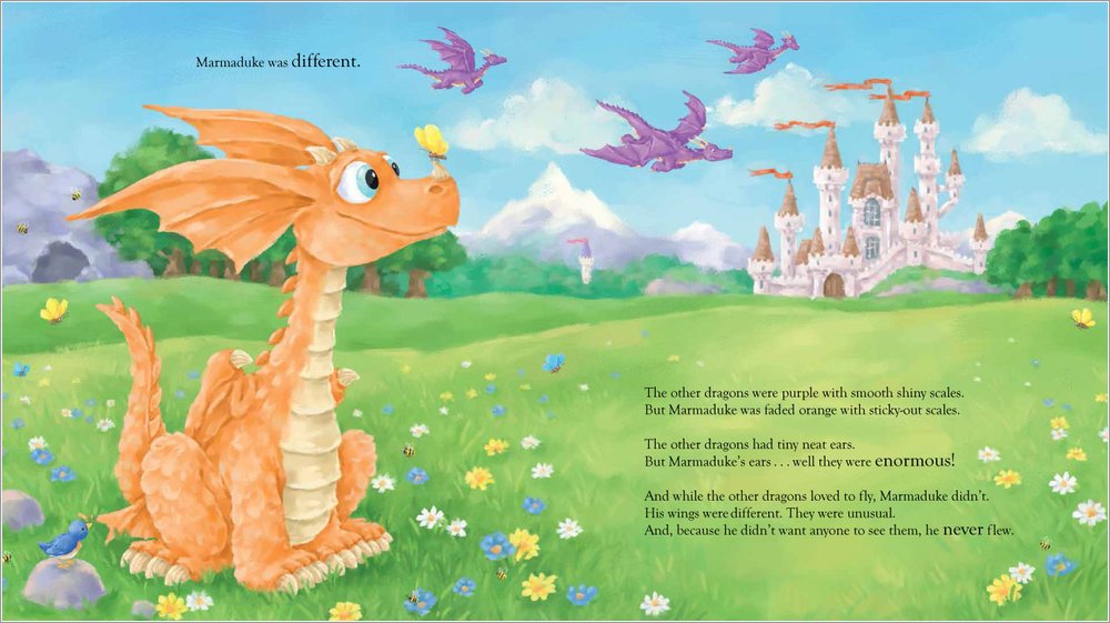 Marmaduke the Very Different Dragon Scholastic Book Club