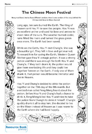 Mid autumn festival presentation image