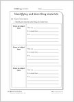 Identifying and describing materials (photocopiable)
