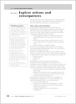 Explore actions and consequences