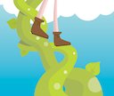 Jack and the Beanstalk illustration Jack and the Beanstalk illustration