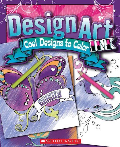 Design Art Ink Cool Designs to Colour Look inside