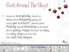 Words on Screen: Rock Around The Shops Words on Screen: Rock Around The Shops