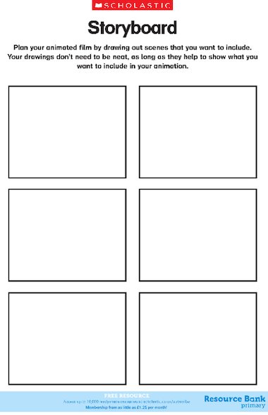 Storyboard Sheets Pdf