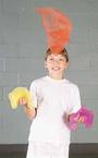 Juggling scarves