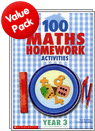 100 Maths Homework Activities Complete Set