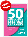 50 Literacy Hours for Less Able Learners Complete Set