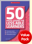50 Maths Lessons for Less Able Learners Complete Set