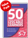 50 Maths Lessons for Less Able Learners Complete Set