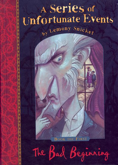 a series of unfortunate events the bad beginning book