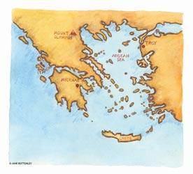 Map of Greece Map of Greece