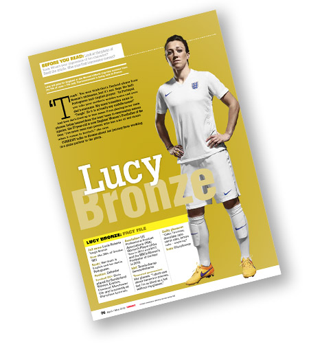LUCY BRONZE - CURRENT Magazine