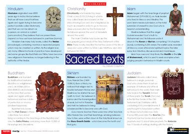 free for english books reading download Religion:   teaching texts Primary resource â€“ Sacred KS2 Scholastic