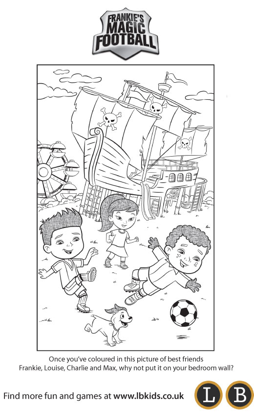 Download Frankie's Magic Football Colouring - Scholastic Kids' Club