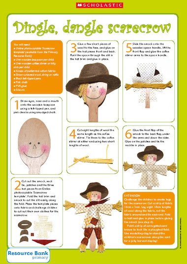 Make a scarecrow toy – Primary KS1 teaching resource 