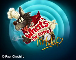 Illustration of What's the time Mr Wolf? Illustration of What's the time Mr Wolf?