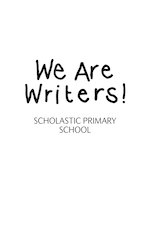 Preview of a We Are Writers book
