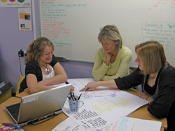 Teachers plan their mantle Teachers plan their mantle