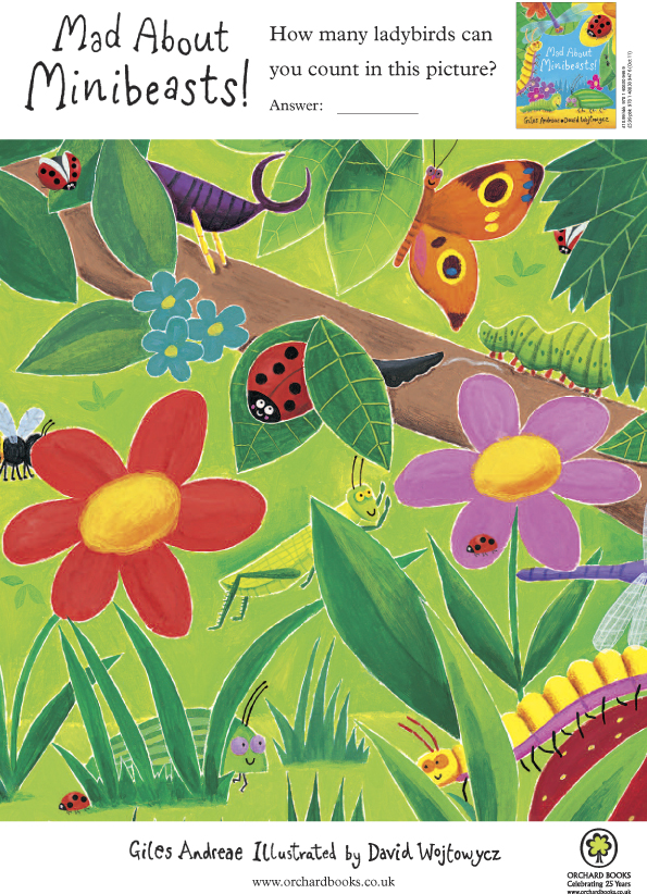 Mad About Minibeasts Ladybird Puzzle - Scholastic Kids' Club