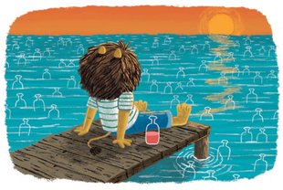 Message in a Bottle Lion Sunset Message in a Bottle Lion Sunset