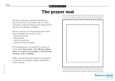 Islam: The prayer mat – Primary KS2 teaching resource - Scholastic