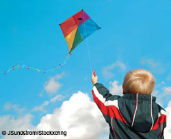 Boy and kite Boy and kite