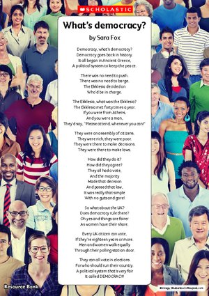 What's democracy poem What's democracy poem