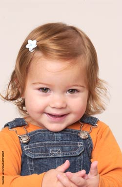 Little girl's face Little girl's face