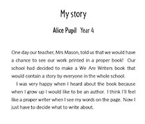 A chapter in 'Story' format A chapter in 'Story' format