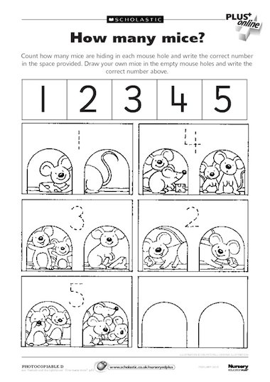 How many mice? – FREE Early Years teaching resource - Scholastic