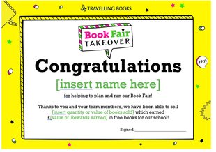 Book Fair Takeover TBF - Certificate