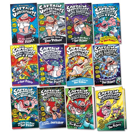 Captain Underpants Bumper Pack - Scholastic Kids' Club