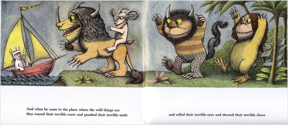 read where the wild things are