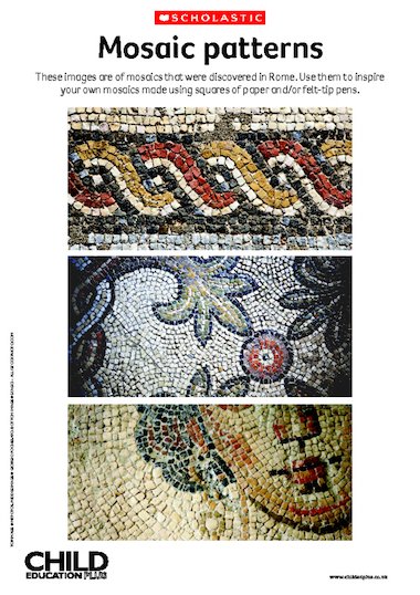 roman mosaics primary homework help