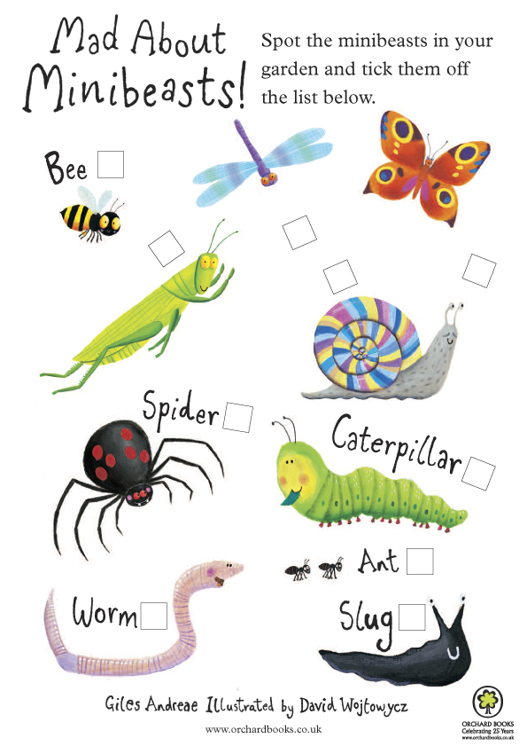 Mad About Minibeasts Spotters Guide - Scholastic Kids' Club