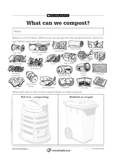 What can we compost? – activity – FREE Primary KS1 teaching resource ...