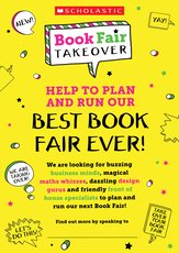 Help Plan our Best Book Fair Ever! Poster