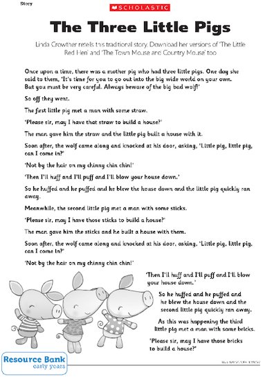 the three little pigs education.com