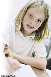 child writing child writing