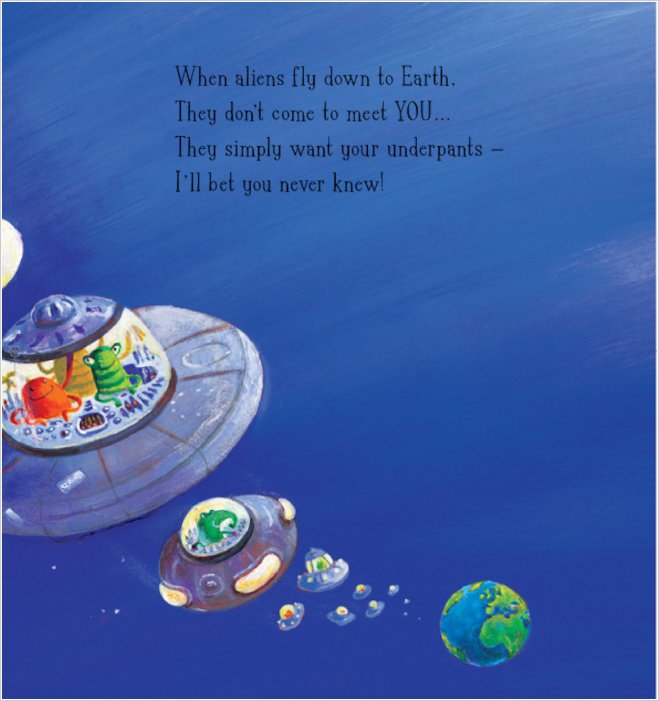 Aliens Love Underpants - Scholastic Kids' Club