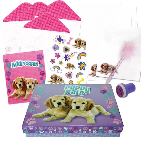 books stationery Scholastic Club Box Stationery  Kids' Pals Puppy