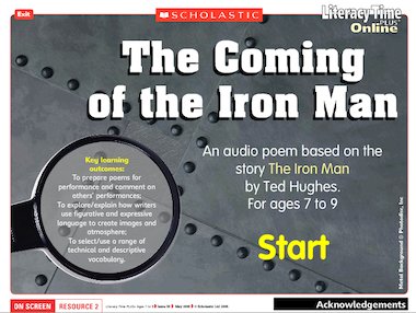 The Coming of the Iron Man – poem interactive resource – Primary KS2 ...