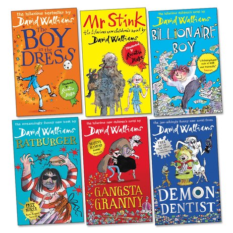 David Walliams Pack x 6 - Scholastic Shop