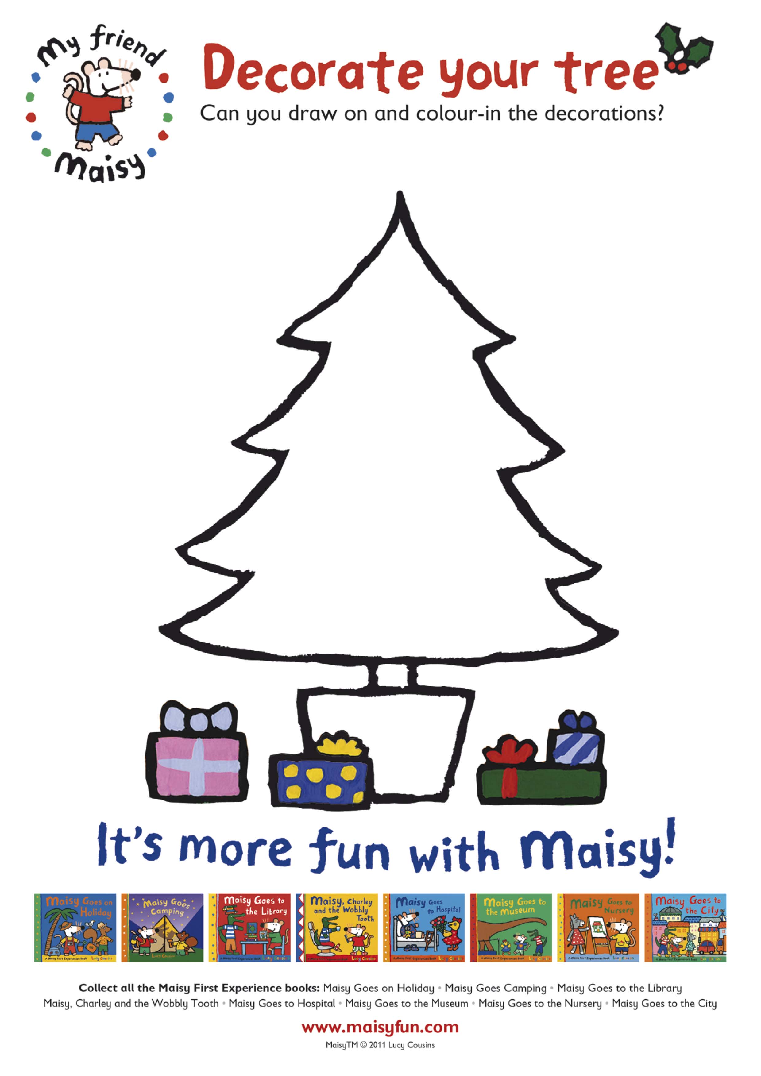 Decorate a Christmas tree with Maisy - Scholastic Kids' Club