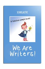 Sample We Are Writers cover (blue) Sample We Are Writers cover (blue)
