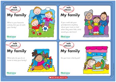Talk about… My family – Early Years teaching resource - Scholastic