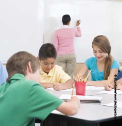 Teacher and class Teacher and class