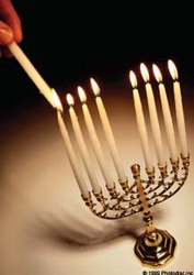 Hanukkah candles