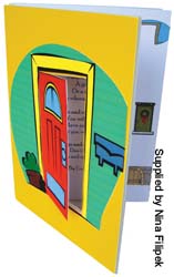 Door made from card