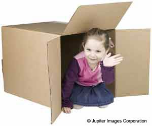 Girl in box